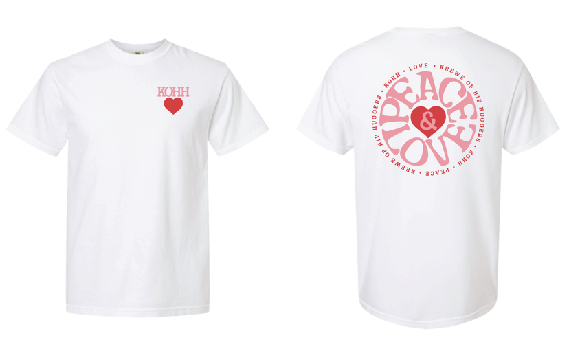 Peace & Love Short Sleeve T-shirt (PRE-ORDER)