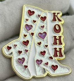 Heart Boots Pin
